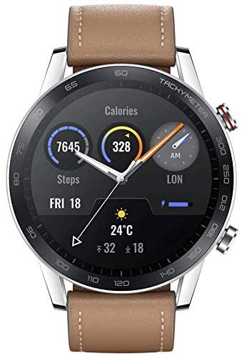 Honor HONOR Magic Watch 2 Smart Watch 1.39" AMOLED Display Bluetooth Call Activity Tracker 5ATM Waterproof 14days Battery Life Sport Smartwatch with Mic for Women Men(Flax Brown) - Phones & Wearables - Lebanon