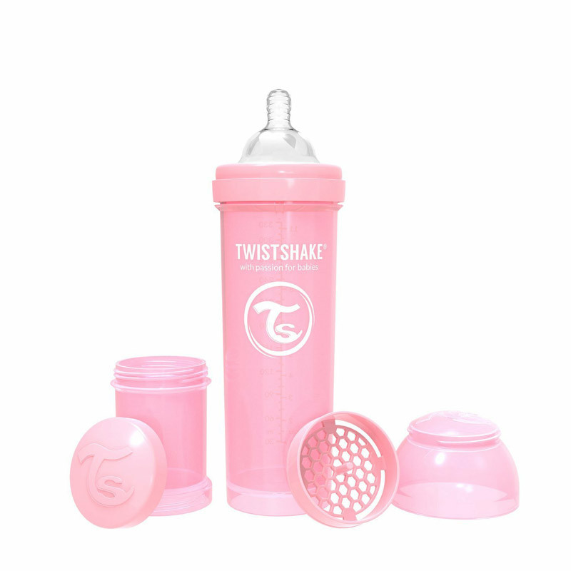 Twistshake Twistshake Anti-Colic 330ml Pastel Pink | 78261 - Home & Kitchen - Lebanon