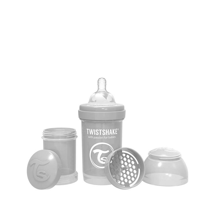 Twistshake Twistshake Anti-Colic 180ml Pastel Grey | 78254 - Home & Kitchen - Lebanon