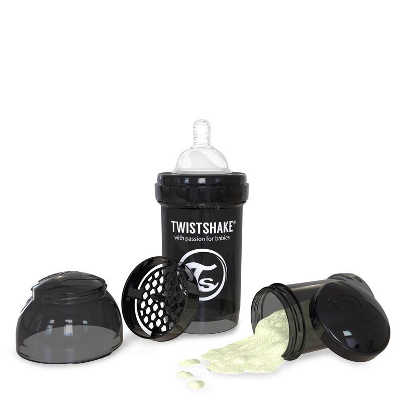 Twistshake Twistshake Anti-Colic 180ml Black | 78042 - Home & Kitchen - Lebanon