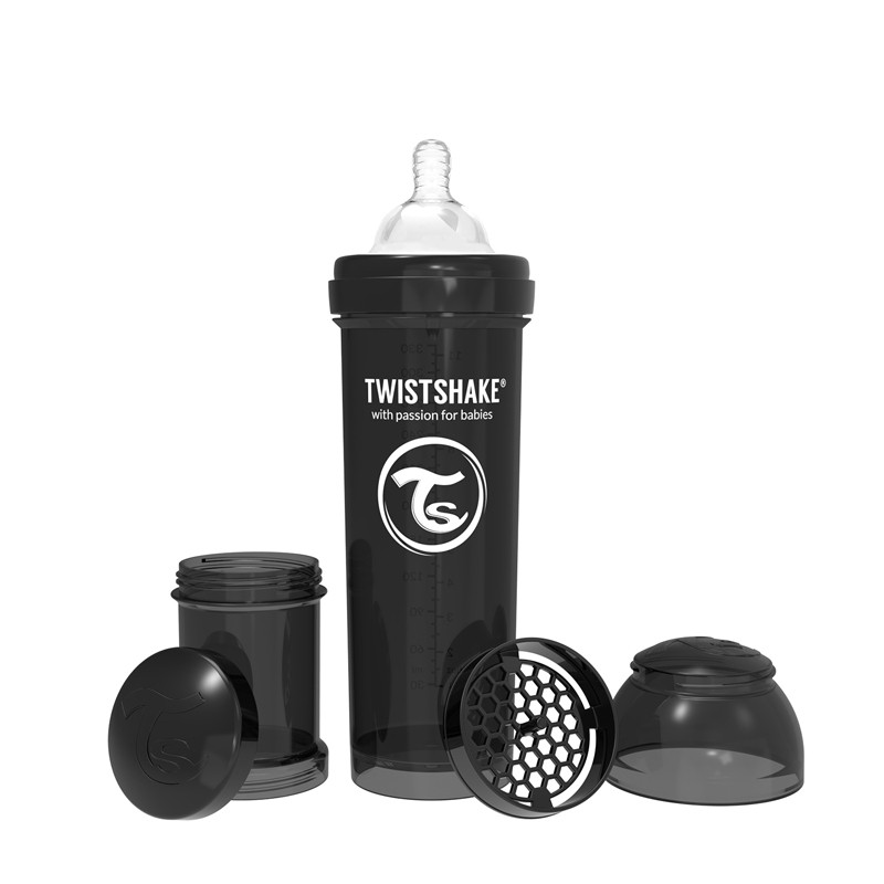 Twistshake Twistshake Anti-Colic 330ml Black | 78044 - Home & Kitchen - Lebanon