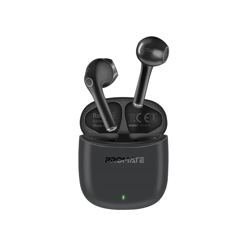 Promate Promate High Definition ENC TWS Wireless Earbuds with IntelliTouch ,Black | LIMA.BLACK - Computers & Tech - Lebanon