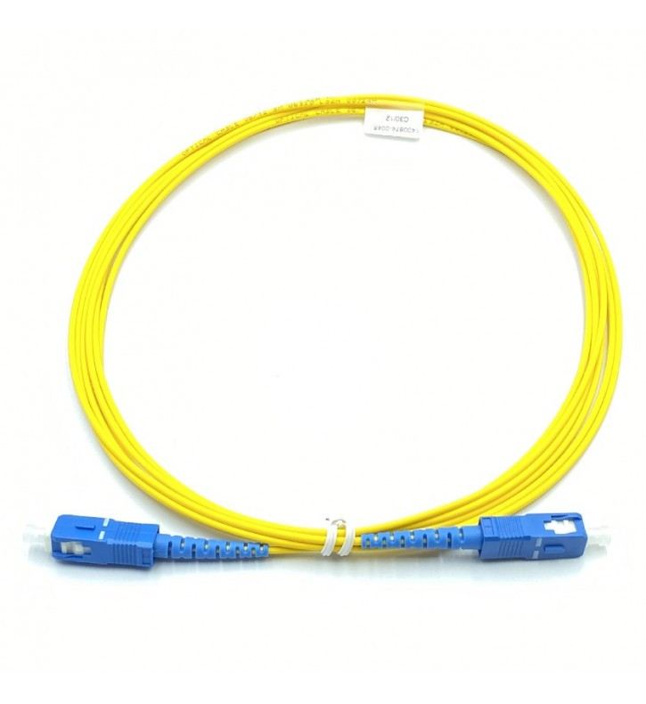 undefined Fiber Optic 3 meter Patch Cable SC/UPC-SC/UPC - SIMPLEX / SN9/125, G657A1 2.0mm - Computers & Tech - Lebanon