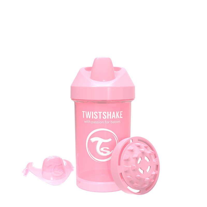 Twistshake Twistshake Crawler Cup 300ml 8+m Pastel ,Pink | 78273 - Home & Kitchen - Lebanon