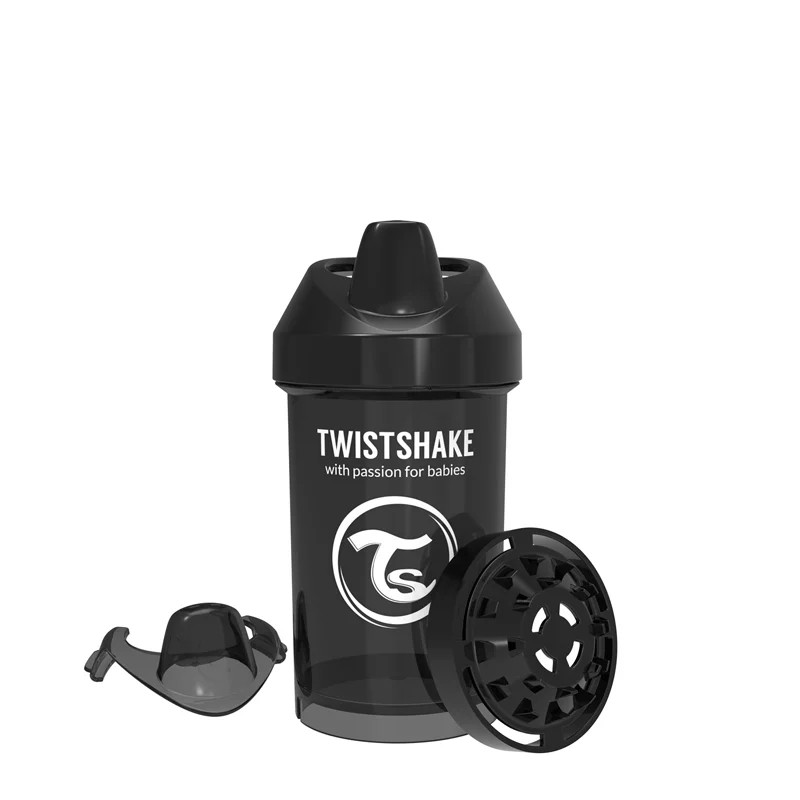 Twistshake Twistshake Crawler Cup Black 300ml 8+m | 78067 - Home & Kitchen - Lebanon