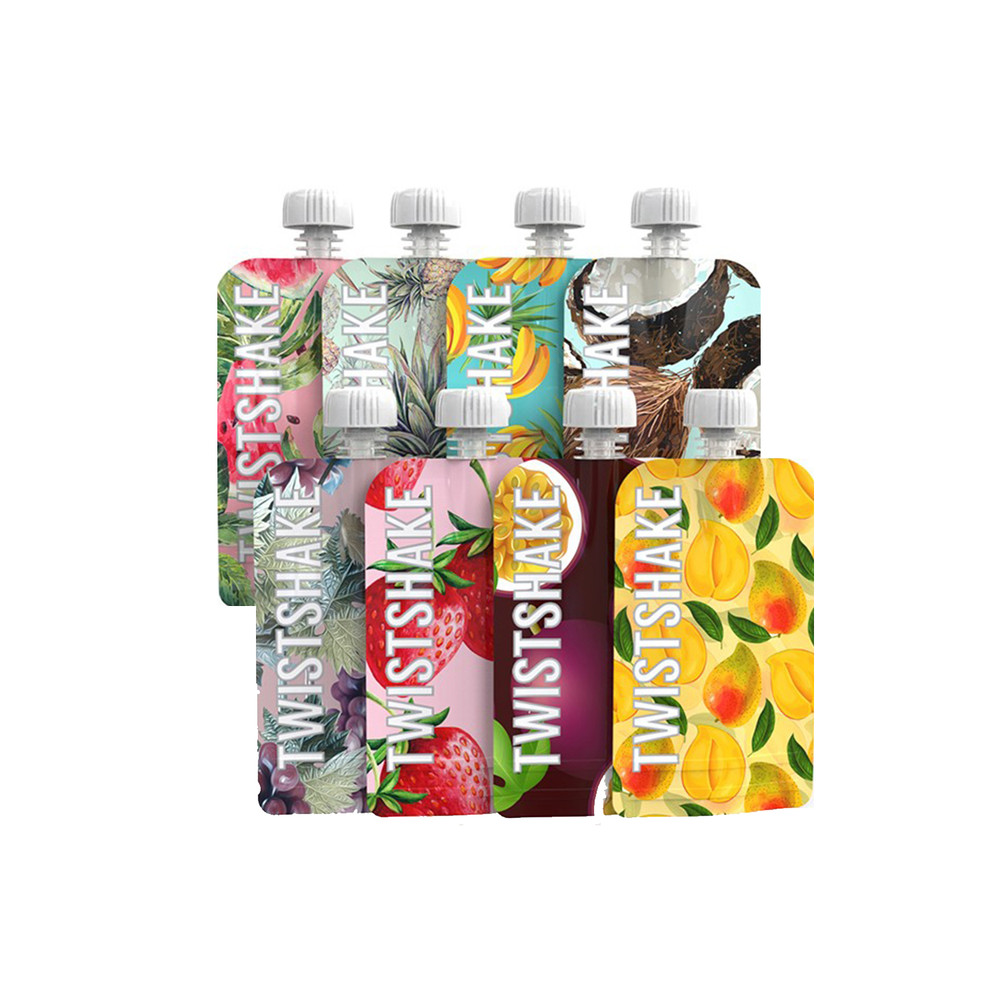 Twistshake Twistshake 8x Squeeze Bag 100ml Fruit | 78618 - Home & Kitchen - Lebanon