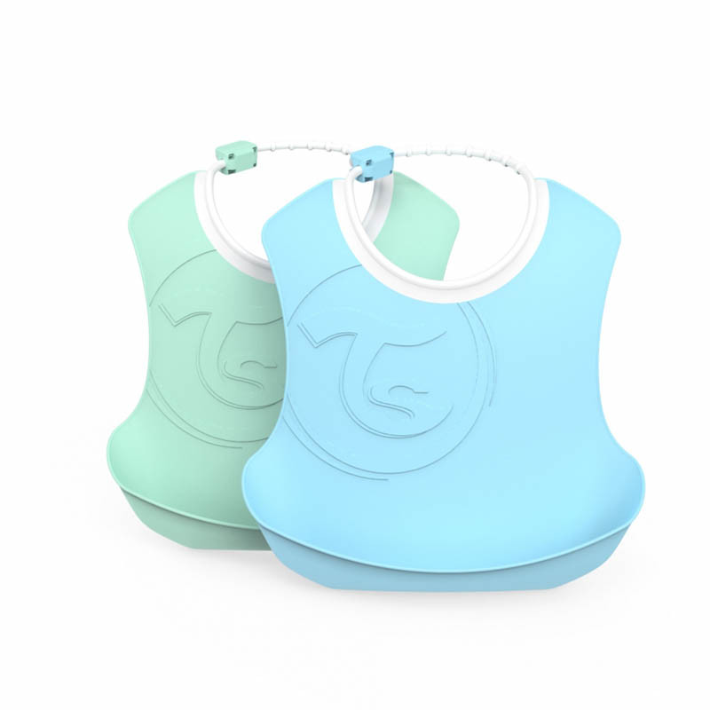 Twistshake Twistshake Bib 4+m Pastel Blue Green | 78220 - Home & Kitchen - Lebanon