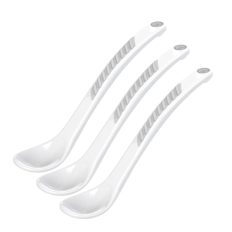 Twistshake Twistshake 3x Feeding Spoon 4+m , White | 78187 - Home & Kitchen - Lebanon