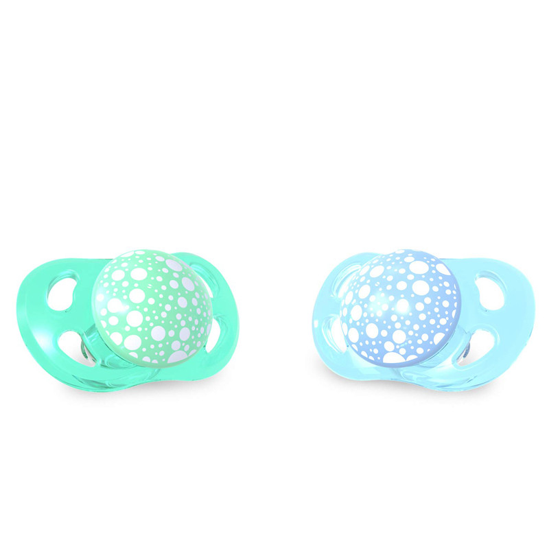 Twistshake 2x Pacifier 0-6m Pastel , Blue Green | 78285