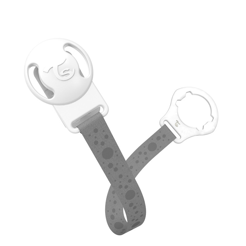 Twistshake Twistshake Pacifier Clip Pastel, Grey | 78296 - Home & Kitchen - Lebanon