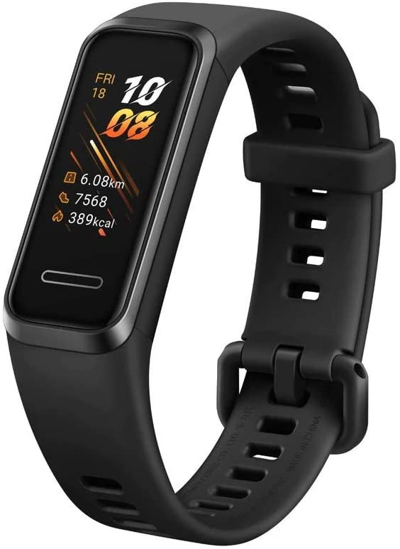 Huawei HUAWEI Band 4 Smart Band, Fitness Activities Tracker with 0.96" Color Screen, 24/7 Continuous Heart Rate Monitor, Sleep Tracking, 5ATM Waterproof, up to 6 Days of Usage Time, Graphite Black. - Phones & Wearables - Lebanon