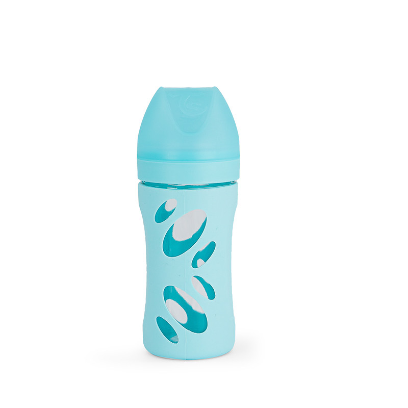 Twistshake Twistshake Anti-colic Glass bottle 260mL Pastel Blue | 78583 - Home & Kitchen - Lebanon