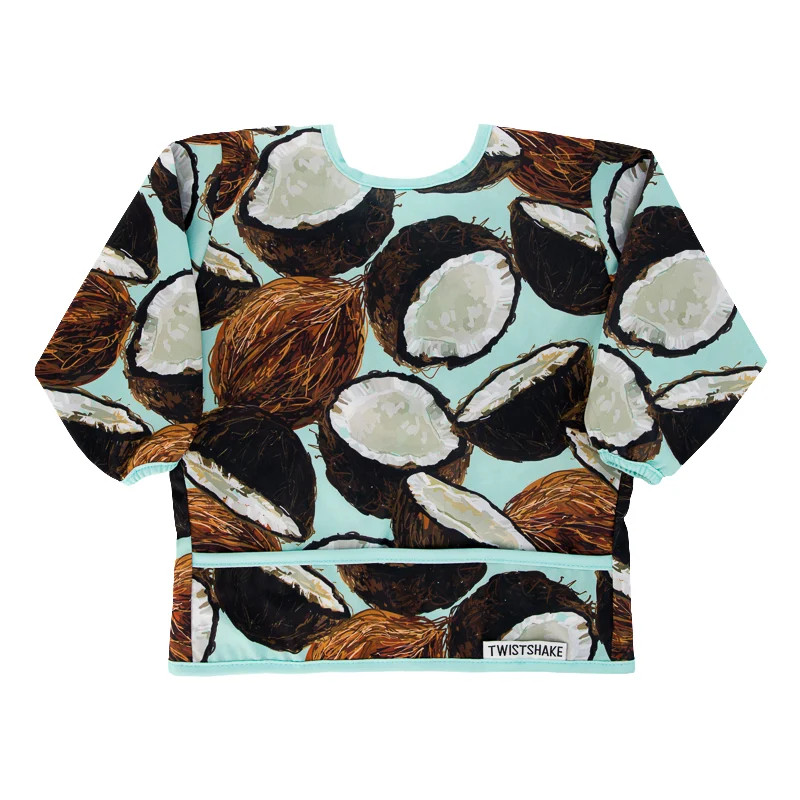 Twistshake Twistshake Long Sleeve Bib Coconut | 78509 - Home & Kitchen - Lebanon