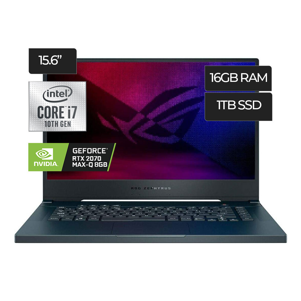 ASUS ASUS ROG Zephyrus M15 15.6" Laptop - Intel Core i7-10750H - RAM 16GB - SSD 1TB - RTX 2070 | GU502LW-BI7N6 - Computers & Tech - Lebanon