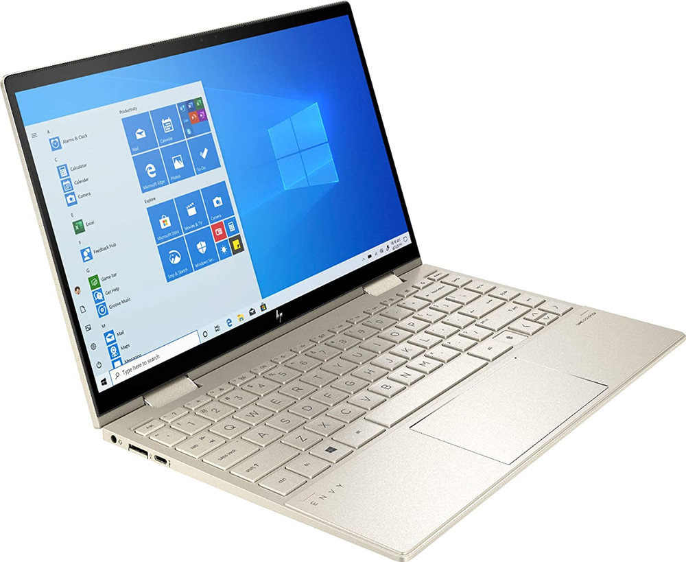 HP HP Envy x360 2-in-1 13.3" FHD IPS Touchscreen Laptop Intel Evo Platform 11th Gen Core i7-1165G7 8GB Memory 512GB SSD Pale Gold - Backlit Keyboard -Fingerprint Reader -Thunderbolt - WiFi 6 - 13M-BD0023DX | 1V7M6UA#ABA - Computers & Tech - Lebanon