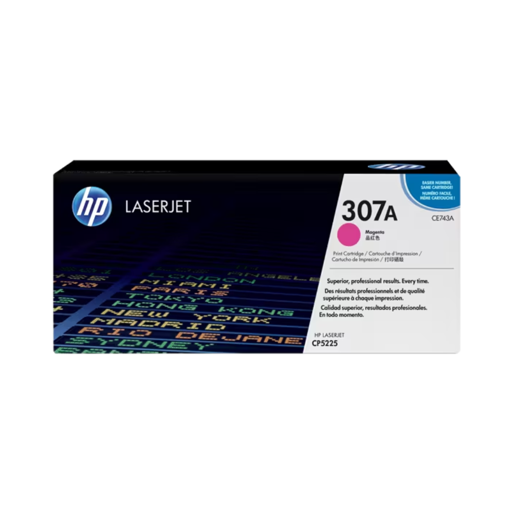 HP HP 307A Magenta Original LaserJet Toner Cartridge | CE743A for HP Color LaserJet Professional CP5225 Series - Printers & Ink - Lebanon