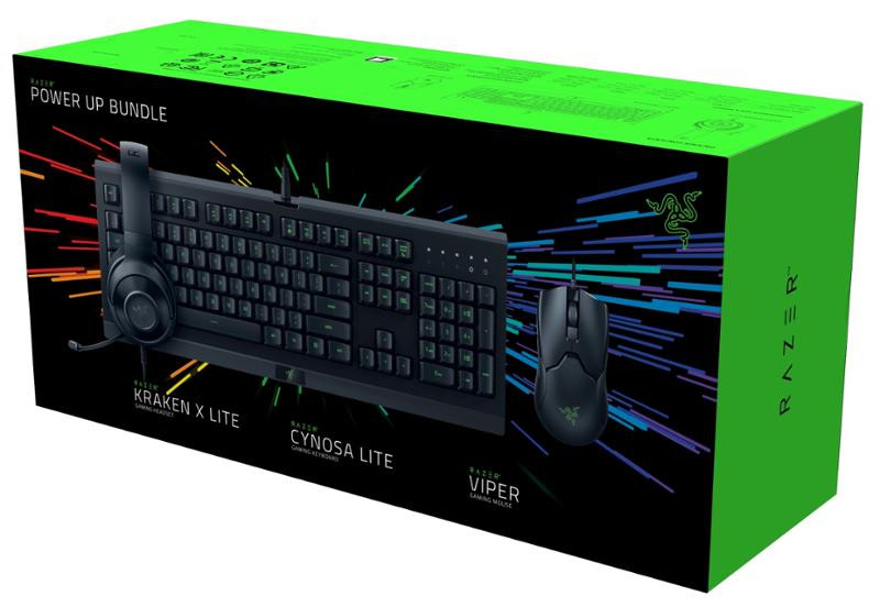 Razer Razer – Power Up Bundle – Cynosa Lite, Viper & Kraken X Lite ( HEADSET, MOUSE, KEYBOARD ) RAZ8502740200B3M1 - Computers & Tech - Lebanon