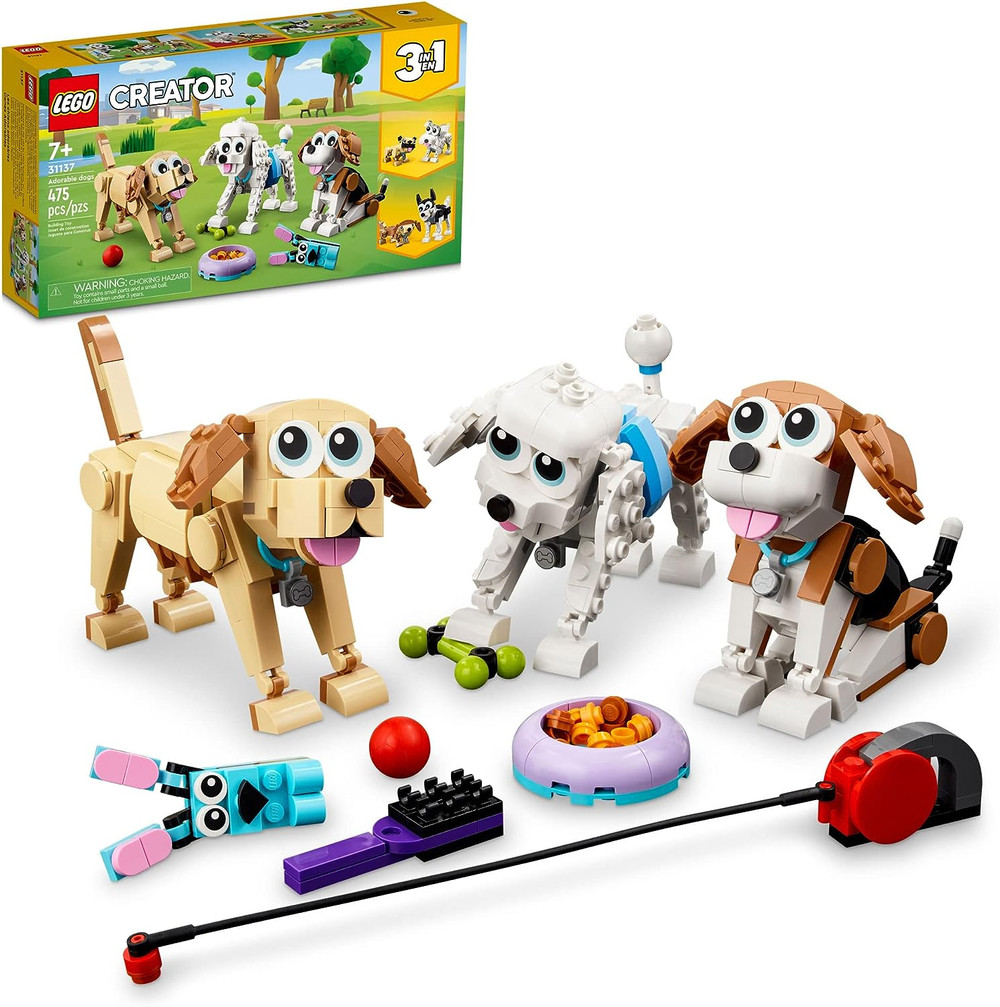 LEGO LEGO Creator 3 in 1 Adorable Dogs Building Toy Set | 31137 - Toys & Games - Lebanon