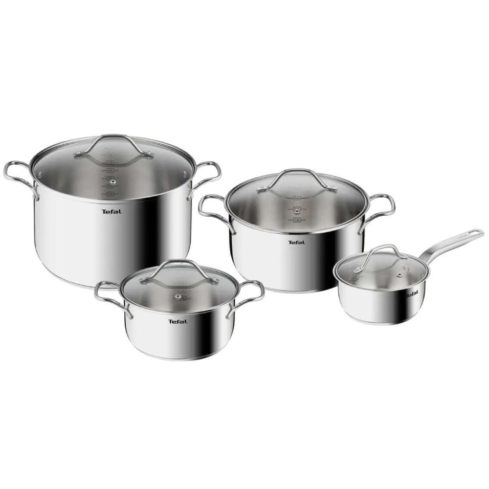 Tefal Tefal Intuition G6 SS 8 pcs Cooking Set | B864S874 - Home & Kitchen - Lebanon