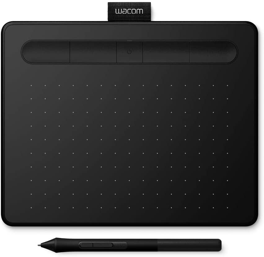 Wacom Wacom Intuos Medium Bluetooth Pen Tablet, Black | CTL-6100 - Phones & Wearables - Lebanon