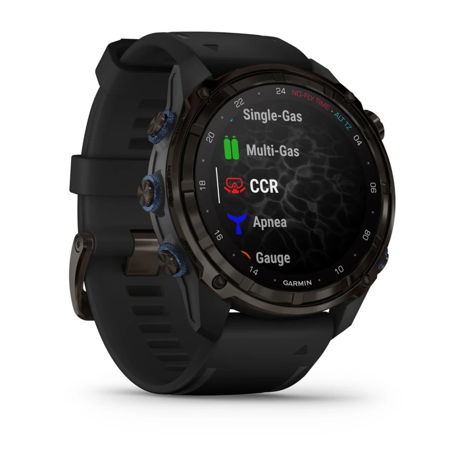 Garmin Garmin Descent Mk3i – 51 mm Carbon Grey DLC Titanium With Black Silicone Band | 010-02752-11 - Phones & Wearables - Lebanon