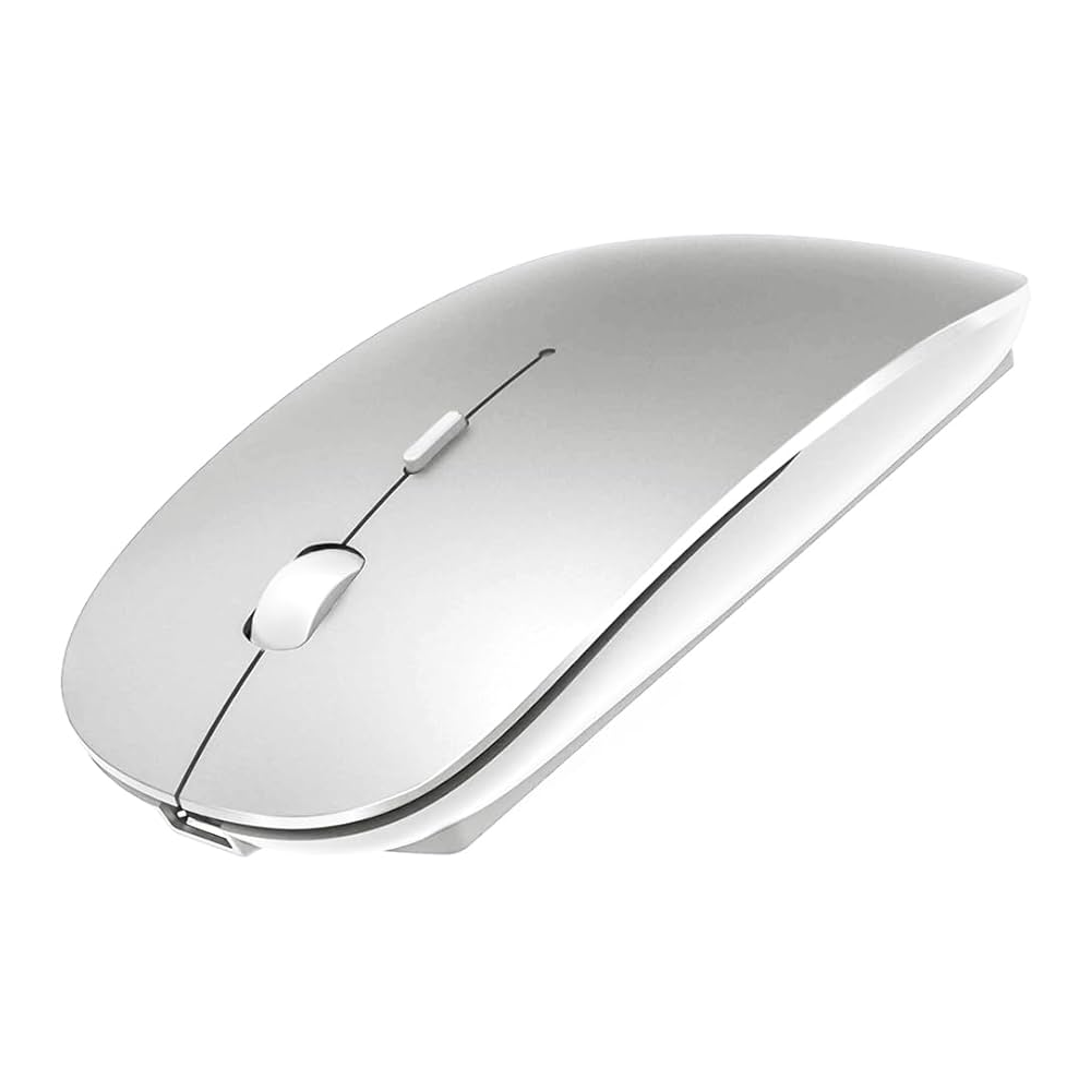Wireless Rechargeable Mouse X1 - Silver - Computers & Tech - Lebanon