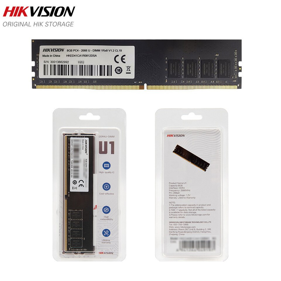HikVision HIKVISION RAM 4GB DDR4 2666MHz - For Desktop - Computers & Tech - Lebanon