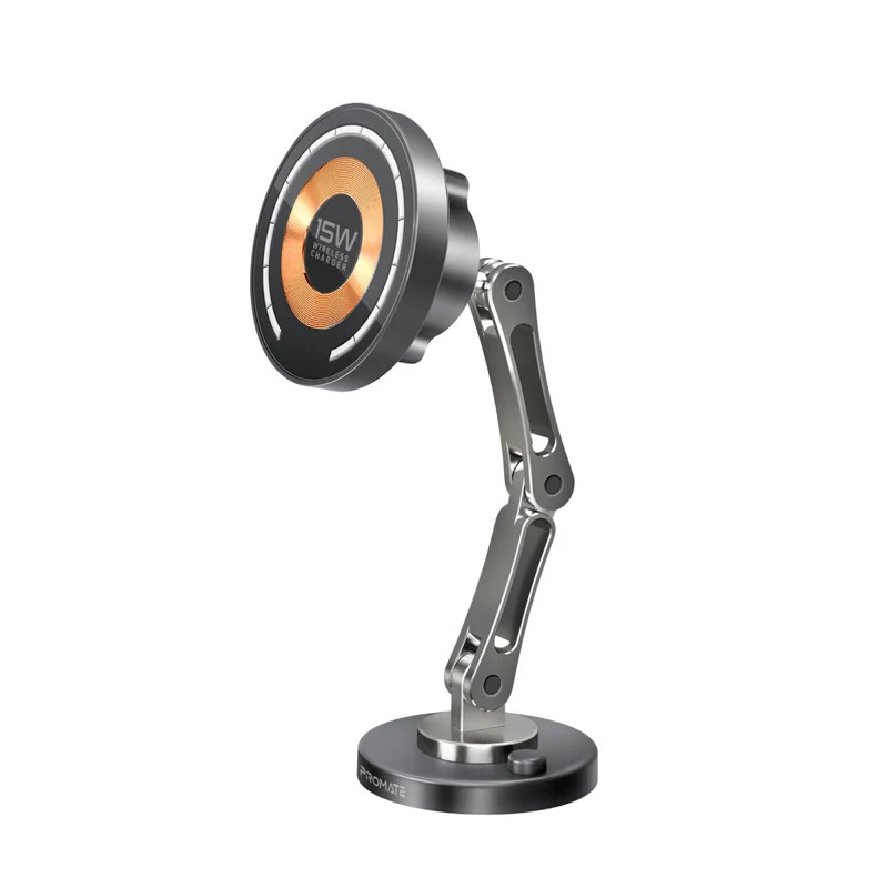 Promate Promate SecureGrip 360 Cradleless 15W Magsafe Compatible Wireless Car Charger | MAGNUS2-QI - Phones & Wearables - Lebanon