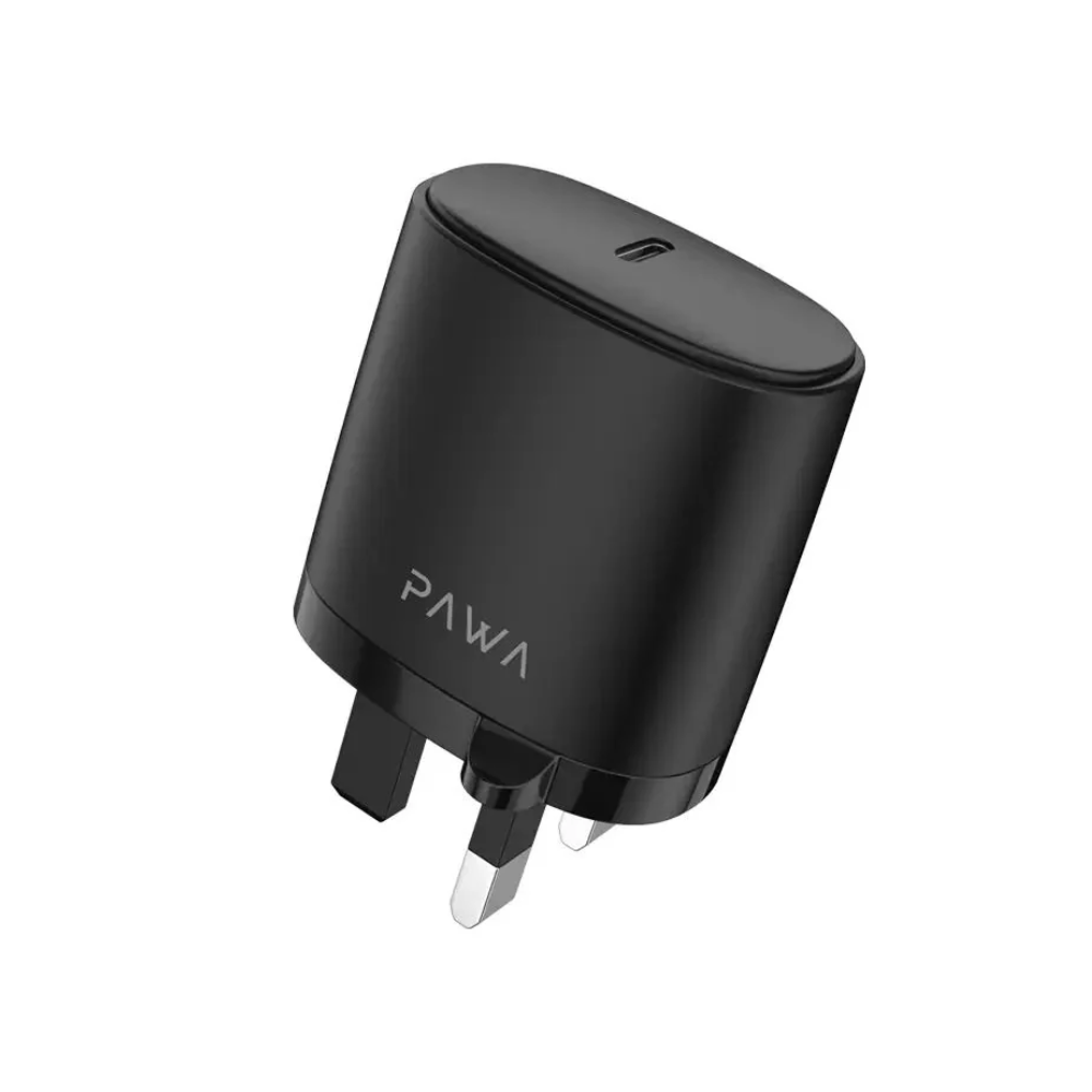 PAWA Pawa 20W PD Port Charger, Black | PW-PDUK-BK - Phones & Wearables - Lebanon