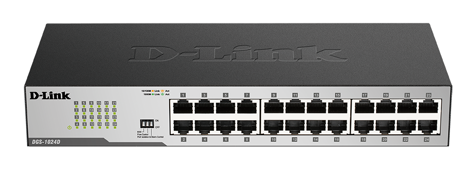 D-Link D-Link 24-Port Gigabit Unmanaged Desktop Switch | DGS-1024D/E - Networking - Lebanon