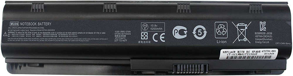 HP Replacement Battery Compatible with HP Laptops | MU06 593553-001 593554-001 Laptop Battery for HP Pavilion G4 DM4 M4 G6 G7 G42 G56 G62 G72, HP Spare 593553-001, HP Compaq Presario CQ32 CQ42 CQ43 - Computers & Tech - Lebanon