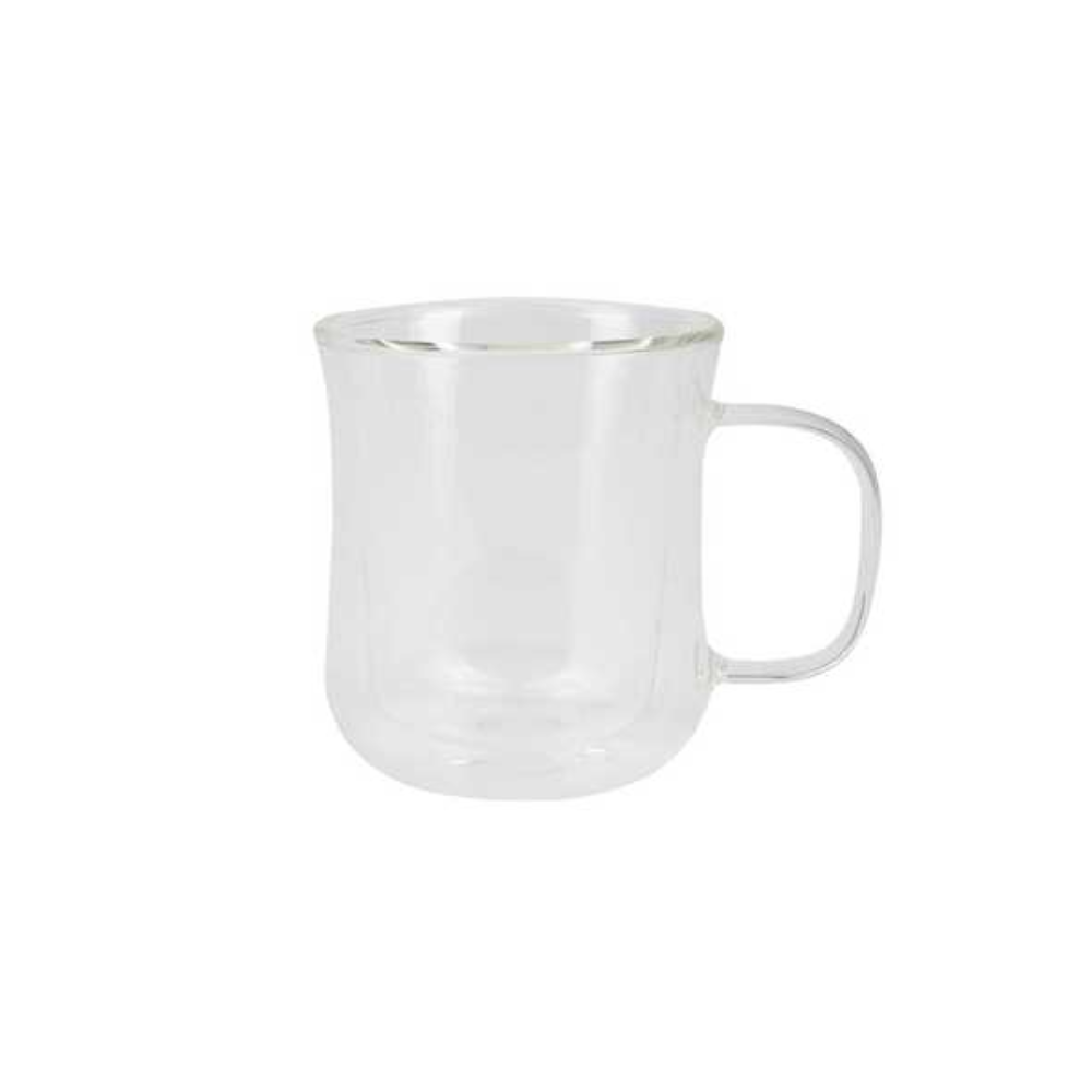 Bergner Bergner 230ml Glass Borosilicate Cup - 2 Pcs | BG-20115-MM - Home & Kitchen - Lebanon