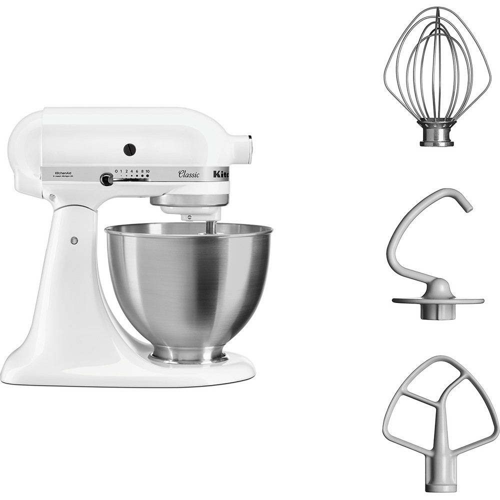 KitchenAid KitchenAid Classic Stand Mixer 4.3L White | 5K45SSEWH - Home & Kitchen - Lebanon