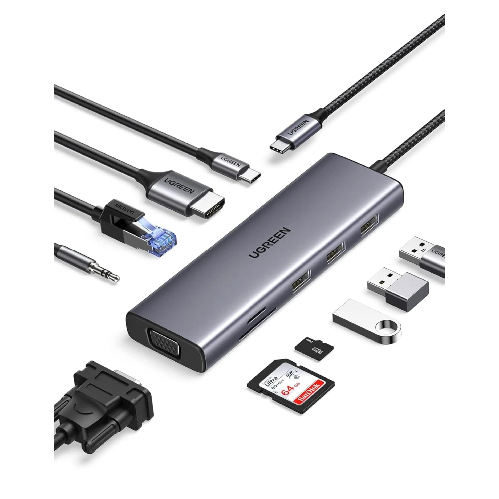 UGREEN UGREEN 10-in-1 USB-C HUB Docking Station Adapter | 15601 - Computers & Tech - Lebanon