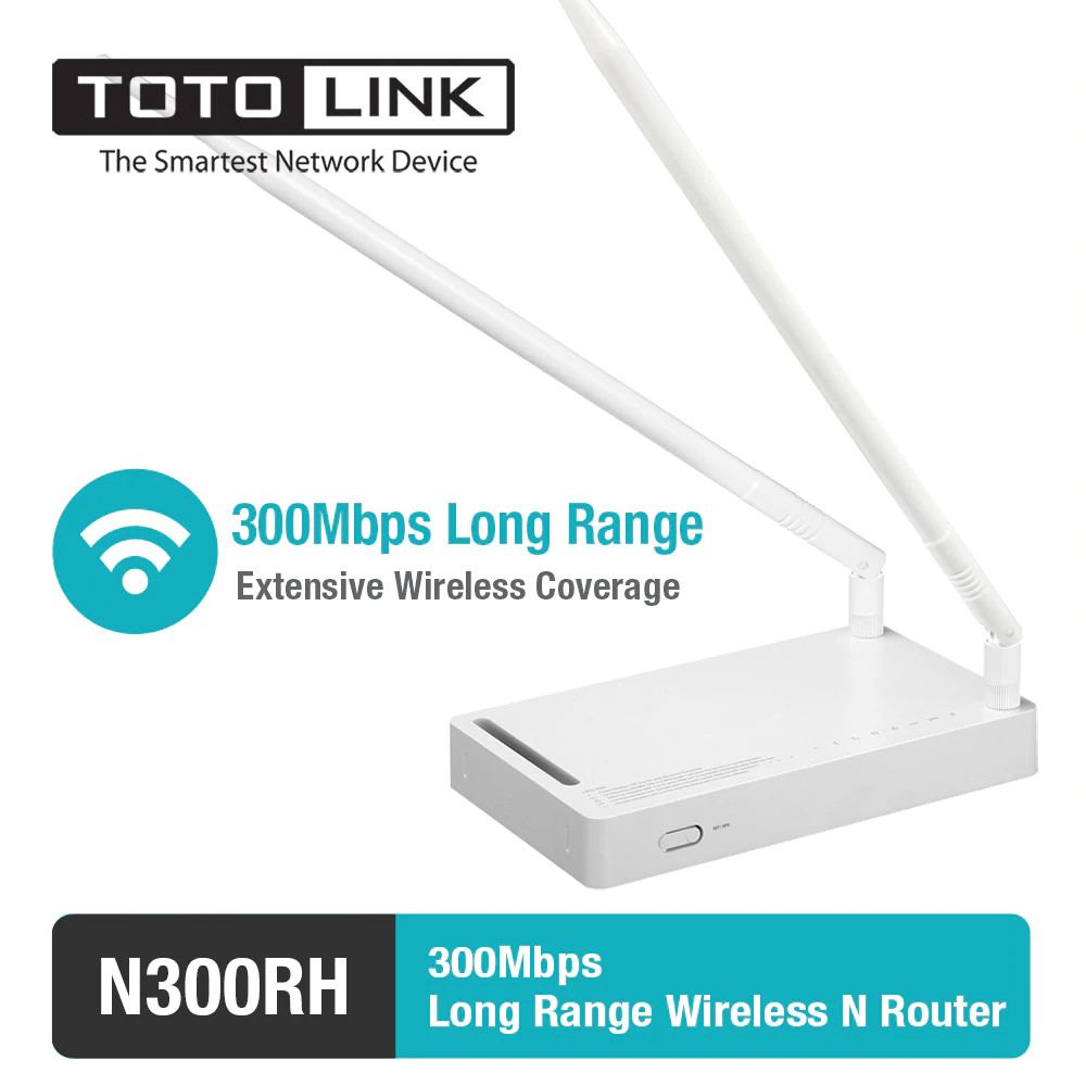 Totolink TOTOLINK N300RH 300Mbps Long Range 2*11 dBi Antenna Wi-Fi Router - Networking - Lebanon