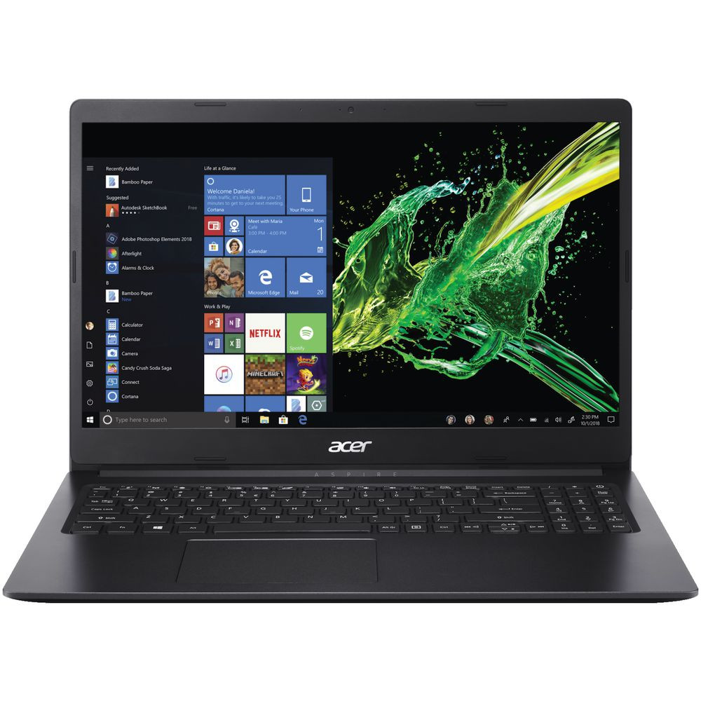Acer Acer Laptop Aspire 3 ( A315-56-34W3 ) NX.HS5EM.00K 15.6″ HD Acer ComfyView LCD Intel® Core™ i3-1005G1 4GB DDR4 1TB HDD DOS Black - Computers & Tech - Lebanon