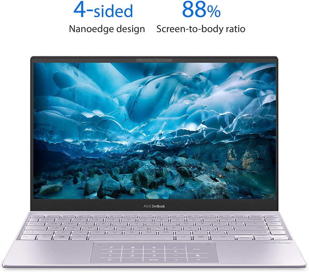 ASUS ASUS ZenBook 13 Ultra-Slim Laptop 13.3” Full HD NanoEdge Bezel Display, Intel Core i5-1035G1 Processor, 8GB RAM, 256GB PCIe SSD, NumberPad, Windows 10 Home, Lilac Mist, UX325JA-AB51 - Computers & Tech - Lebanon