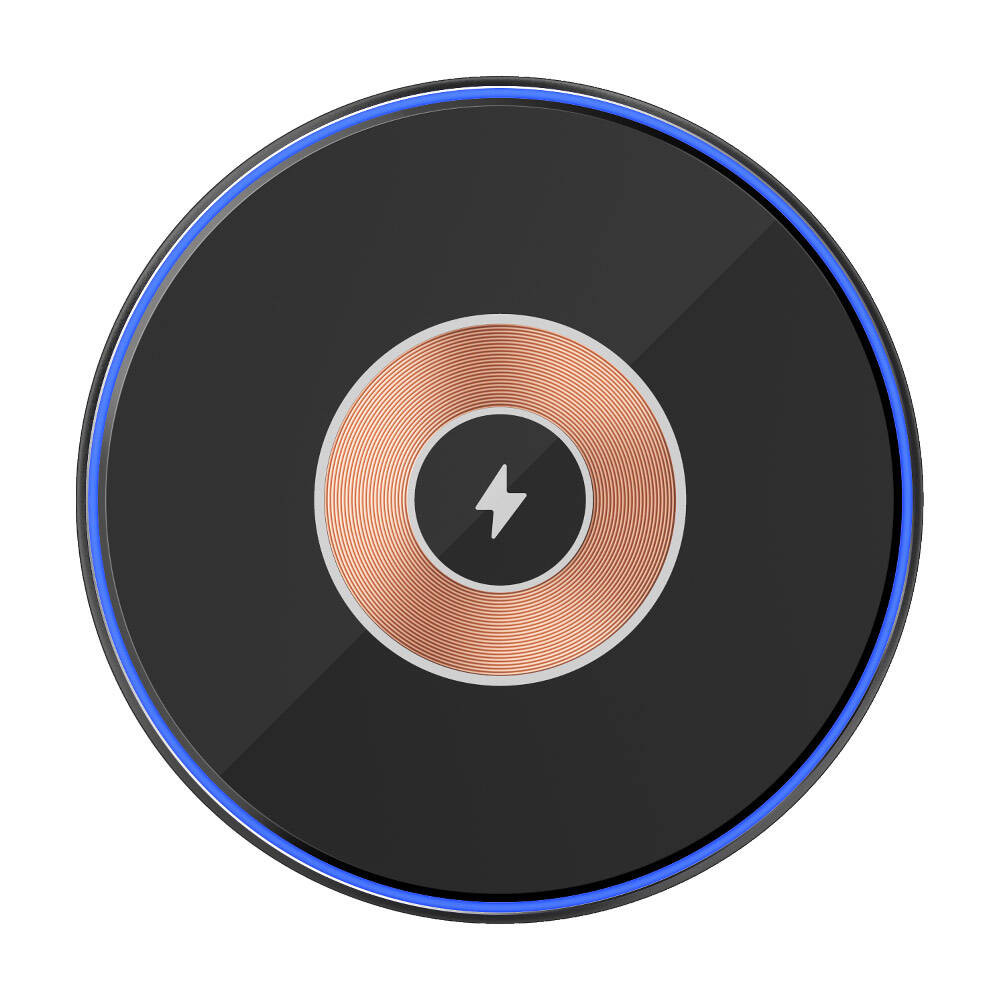 WIWU WIWU 15W wireless charger Wi-W013 Black | WI-W013-BLK - Phones & Wearables - Lebanon