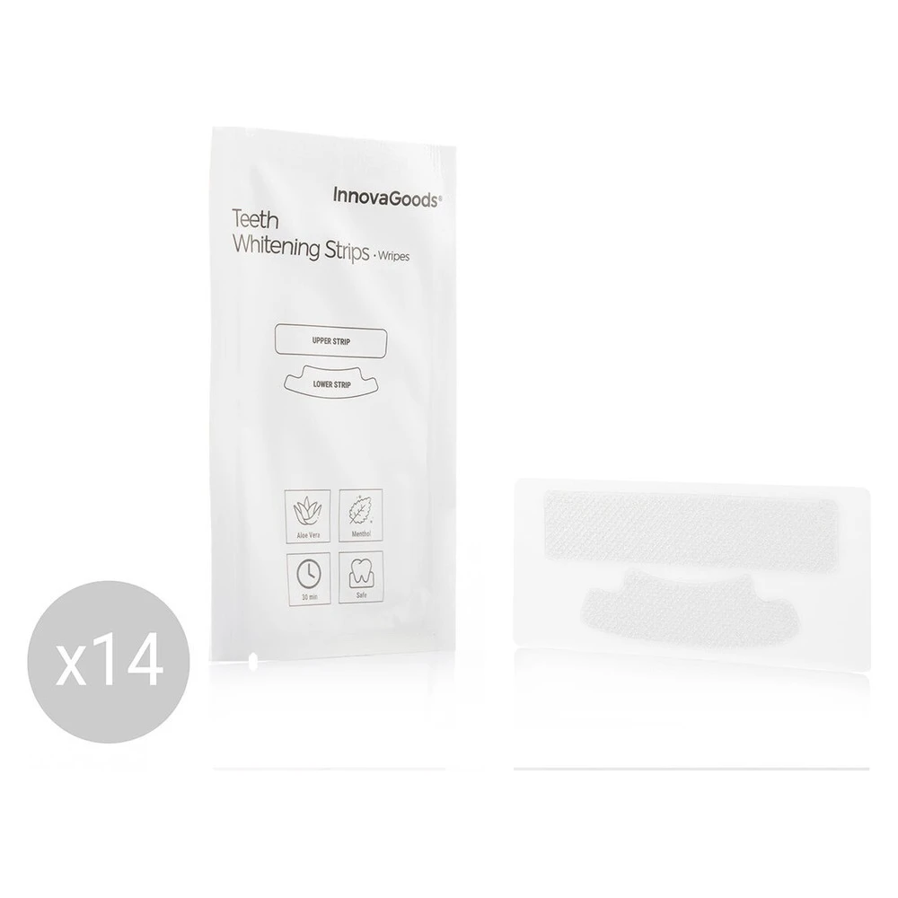 InnovaGoods InnovaGoods Teeth Whitening Strips Wripes | V0103565 - Beauty & Personal Care - Lebanon