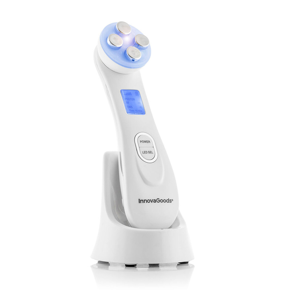 InnovaGoods InnovaGoods Facial Massager with Radiofrequency, Phototherapy and Electrostimulation Wace | V0103440 - Beauty & Personal Care - Lebanon