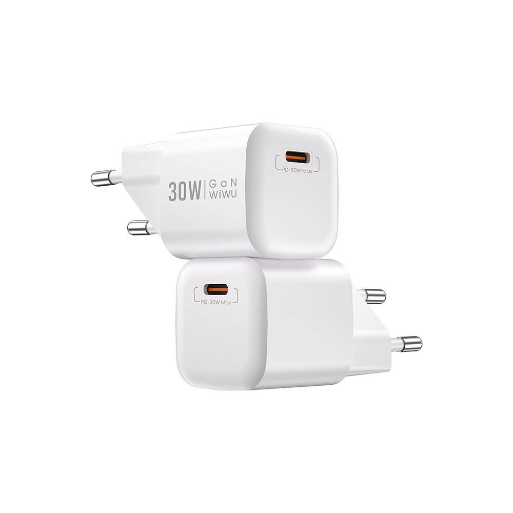 WIWU WIWU Wi-U006 30W PD fast Charger/ EU Plug White | WI-U006-WT - Other - Lebanon