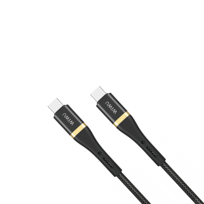 WIWU WIWU Wi-C010 Type C to Type C 1.2M Cable Black | C010-C-BK - Computers & Tech - Lebanon
