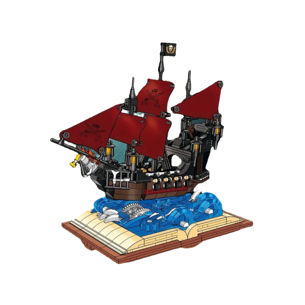 MJI MJI, Creative LEGO-style construction sets, Queen Anne Magic Book Building Set - 966pcs | MJI-13020 - Toys & Games - Lebanon