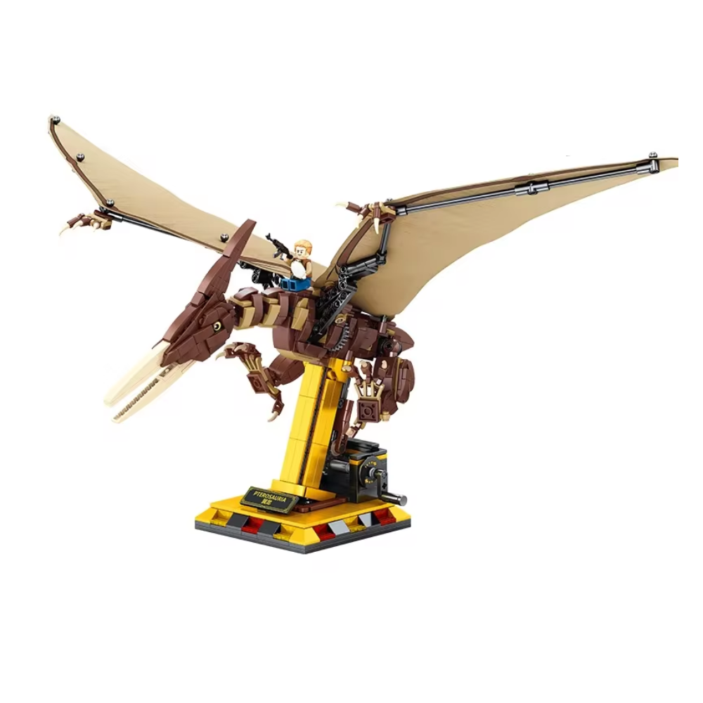 MJI MJI, Creative LEGO-style construction sets, Dinosaur World Park Ptero Sauria Dragon Smaug Building Block Set - 769pcs | MJI-13006 - Toys & Games - Lebanon