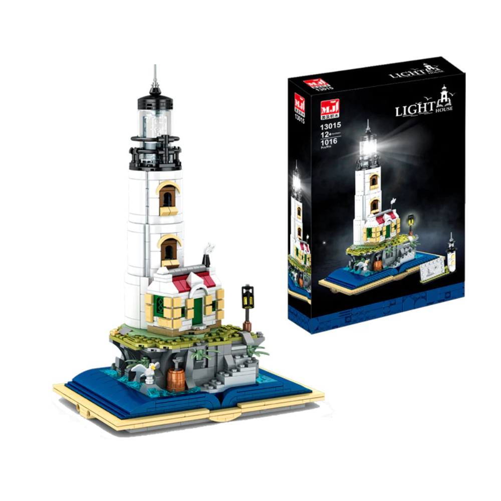MJI MJI, Creative LEGO-style construction sets, 1016 Pcs Light House Book Building Set | MJI-13015 - Toys & Games - Lebanon