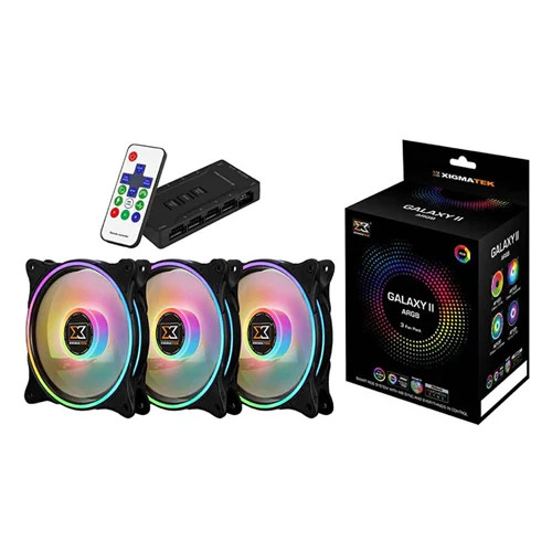 Xigmatek Xigmatek EN42098 Galaxy II Elite ARGB 3 Fan Pack Control Box Remote Controller | EN42098 - Computers & Tech - Lebanon