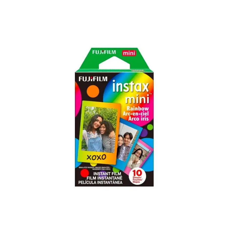 Fujifilm FUJIFILM Instax Mini Film 1PK ( 10SH ) - Rainbow | FUJFMINSTMINI1PKRAINB - TV, Cameras & Photography - Lebanon