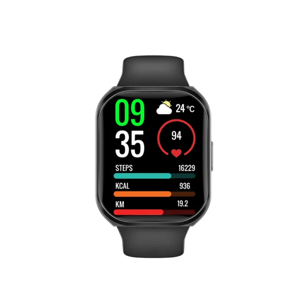 Promate Promate 2.0" ActivLife Smartwatch with BT Calling | XWATCH-TF2.BLACK - Phones & Wearables - Lebanon