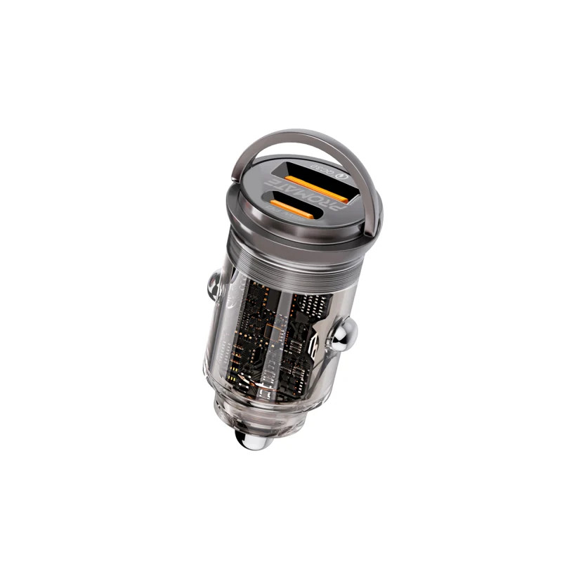Promate Promate 65W RapidCharge Transparent Mini Car Charger | TRANSDRIVE-65W - Other - Lebanon