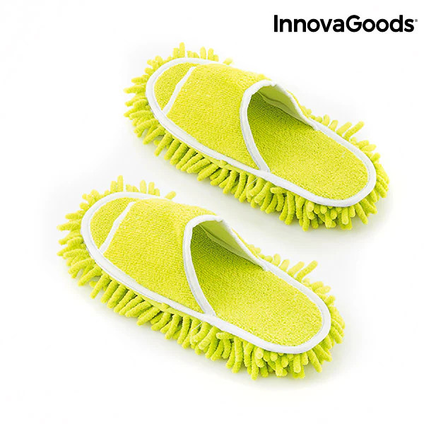 InnovaGoods InnovaGoods Dry Mop Slippers Mop&Go | V0100918 - Home & Kitchen - Lebanon